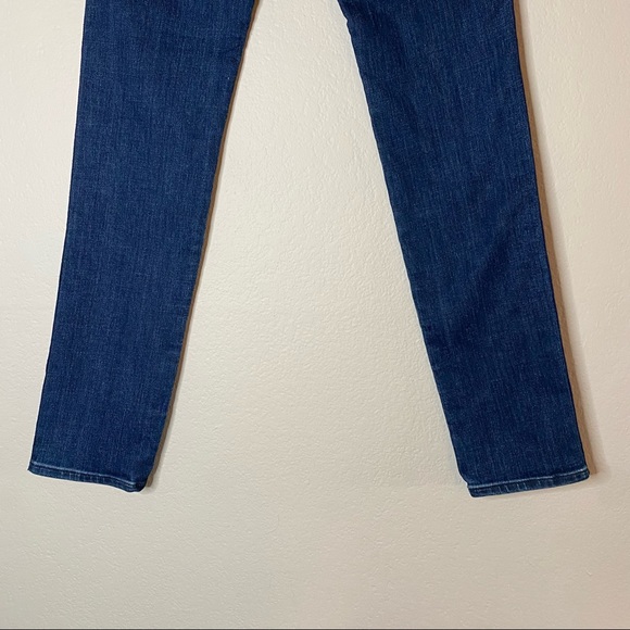 VERONICA BEARD blue tuxedo stripe Kate 10” skinny jeans 24 - Picture 8 of 11
